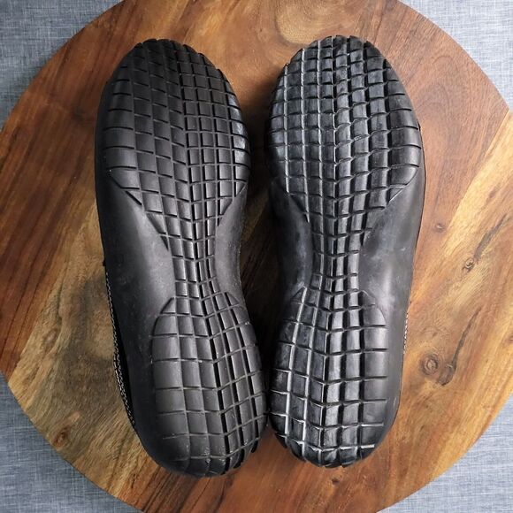 RARE Banana Republic Black Suede Trainers / Hiking Low Tops Men's Size 10 - Picture 5 of 10